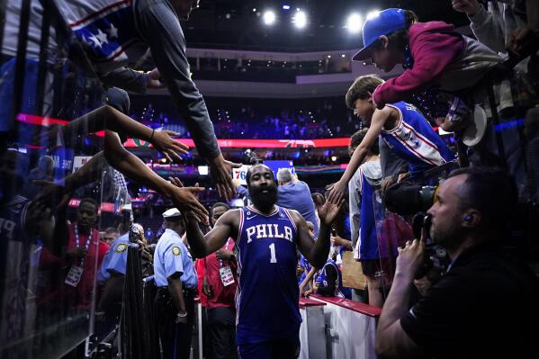 Harden makes winning 3 in OT, 76ers tie series with Celtics | AP News